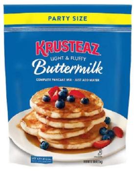 XXL- Größe KRUSTEAZ 'Buttermilk' Complete Pancake Mix Backmischung 4530 gr
